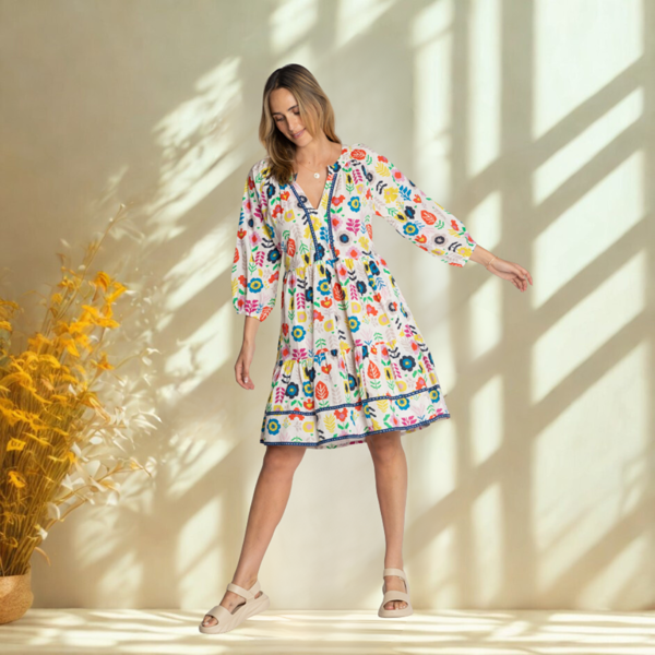 Kalina Dress - White | Lula Life