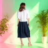 Guru Skirt - Navy | Boom Shanker