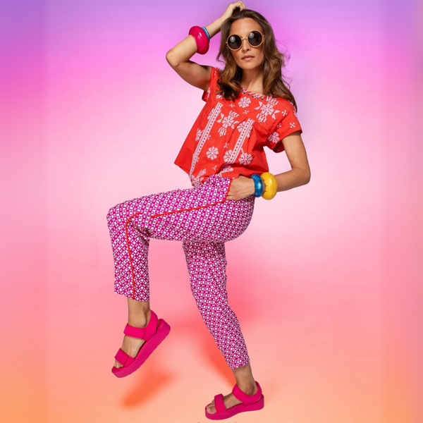 Kelsey Pant - Naples Viola | Boom Shanker