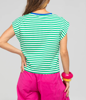 Bellissimo Tee - Green Stripe | Boom Shanker