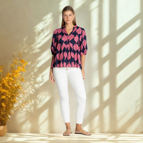 Virginia Top - Navy | Ibisa