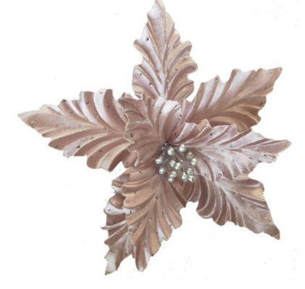 CLIP ON FABRIC PONSTTIA - SHINY MUSK | Christmas