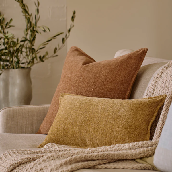Blake Rust Cushion | Madras Link