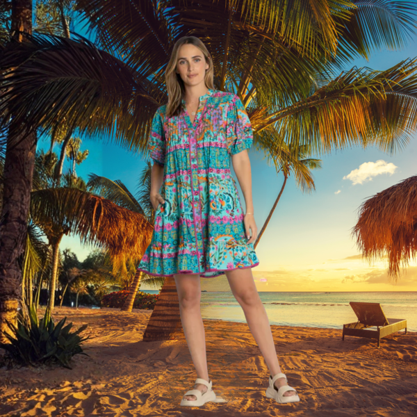 Ratana Dress - Lagoon | Lula Life