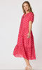 French Rose Dress - Red/White | Gordon Smith