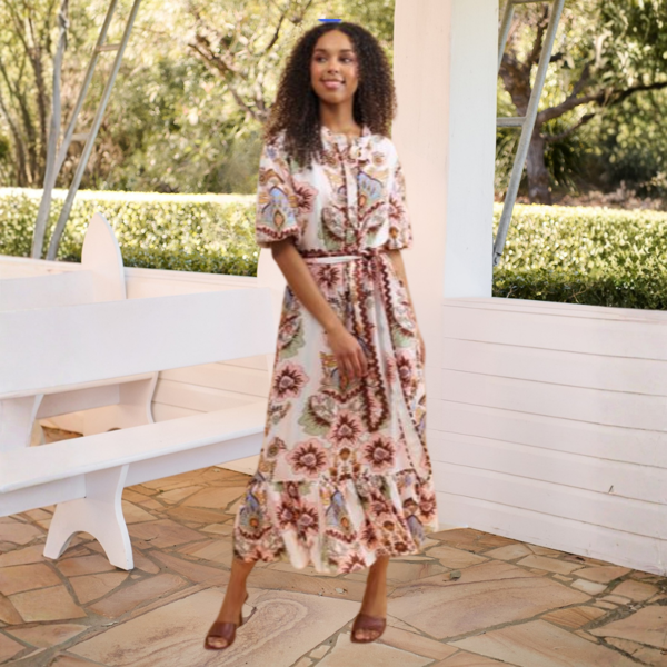 Nancy Dress - Bohemian Rhapsody Print | Collectivo