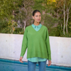 Essential V-Neck Knit - Absinthe | Namastai