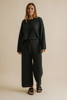 Merino Wool Cotton Pullover | Womens Lightweight Knit | Capsule Wardrobe Essential