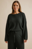 Merino Wool Cotton Pullover | Womens Lightweight Knit | Capsule Wardrobe Essential