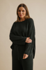 Merino Wool Cotton Pullover | Womens Lightweight Knit | Capsule Wardrobe Essential