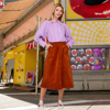Dharma Skirt - Burnt Orange | Boom Shanker