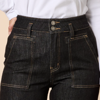 Hudson High Rise Wide Leg Jean - Black | Gordon Smith