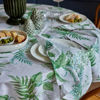 Fern Green/Blue Tablecloth 150cm x 230cm | Madras Link