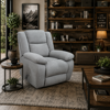 Willow Lift Chair | Luxury Suede Fabric - Light Grey