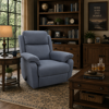 Willow Lift Chair  Luxury Suede Fabric - Blue