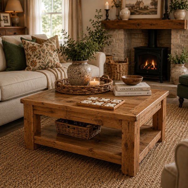 Norfolk Coffee Table  Recycled Pine