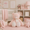 My First Teddy - Baby Pink 40cm  Demdaco