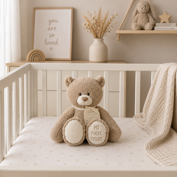 My First Teddy - Neutral Tan 24cm  Demdaco