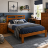 Kate Bed Frame - New Zealand Pine  Queen