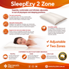 Sleepezy Pillow - 2 Zone Adjustable  Therapeutic Pillow Australia