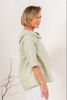 Short Sleeve Cowl Neck Top - Sage  Seesaw