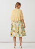 Crochet Jacket with Shell Button – Yellow