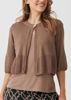 Crochet Jacket with Shell Button - Mocha  Holmes & Fallon